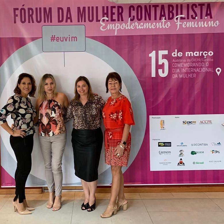 Associadas do Sescap-Ldr participam do Fórum da Mulher Contabilista do CRCPR
